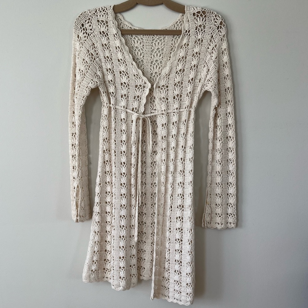 Cream knit sweater